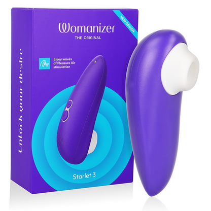 WOMANIZER - STARLET 3 CLITORAL STIMULATOR INDIGO - My naughty haven #