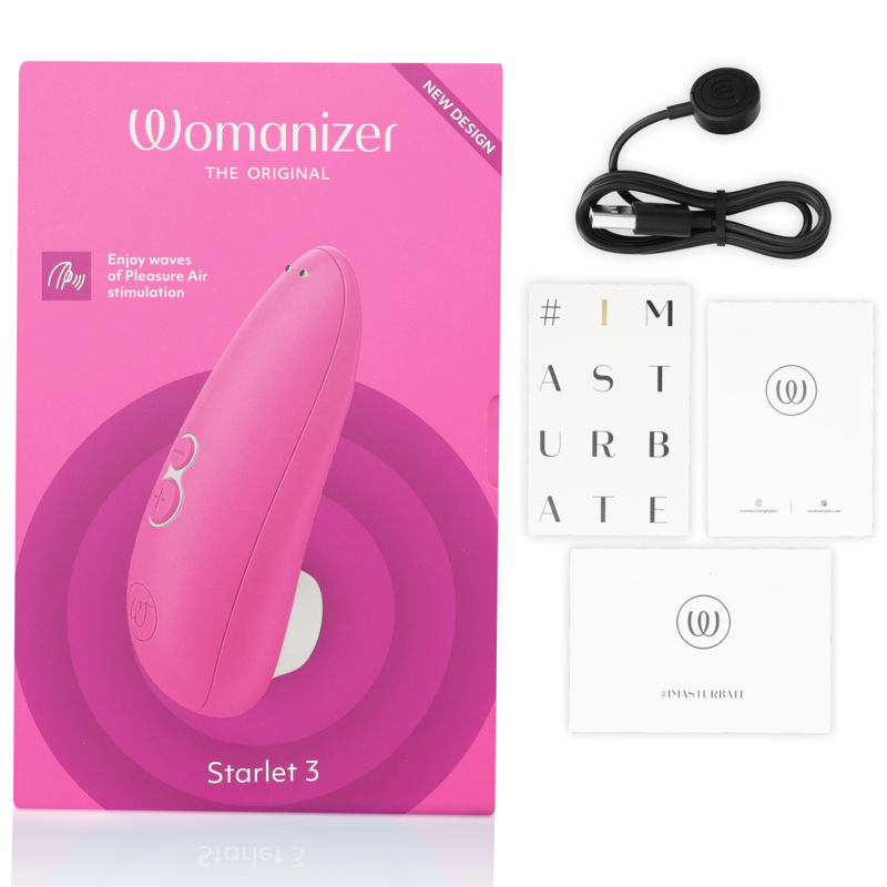 WOMANIZER - STARLET 3 CLITORAL STIMULATOR PINK - My naughty haven #