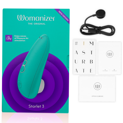 WOMANIZER - STARLET 3 CLITORAL STIMULATOR TURQUOISE - My naughty haven #