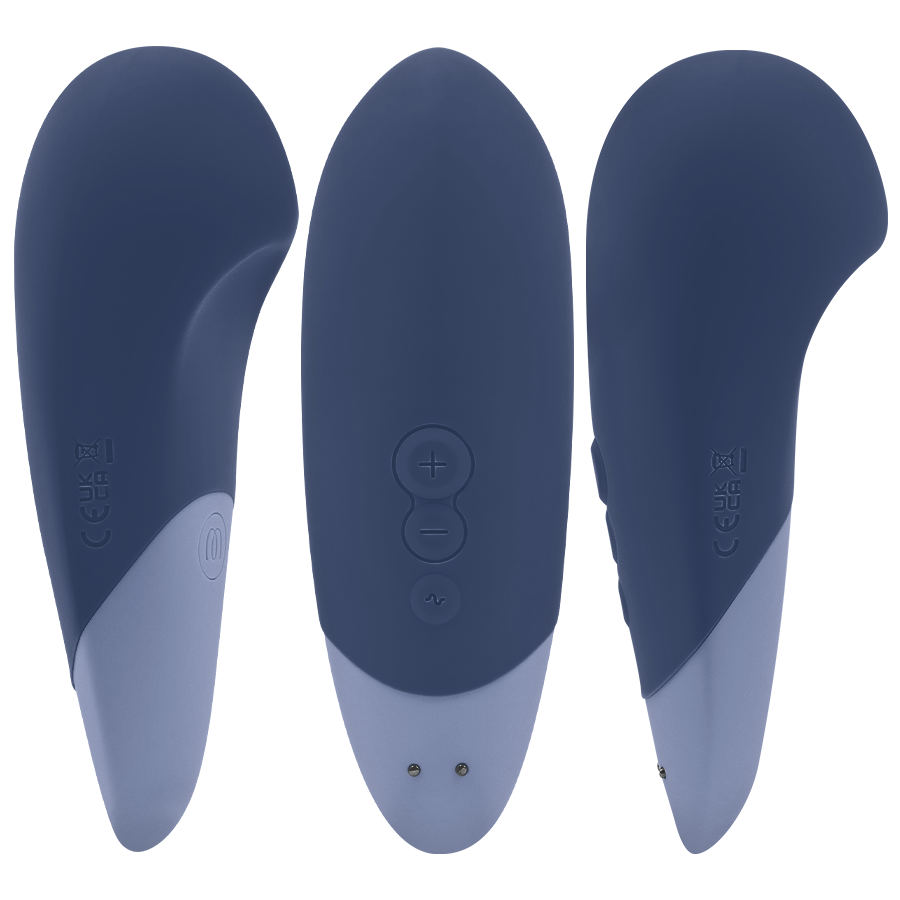 WOMANIZER - VIBE LAY-ON SILENT VIBRATOR DARK BLUE - My naughty haven #