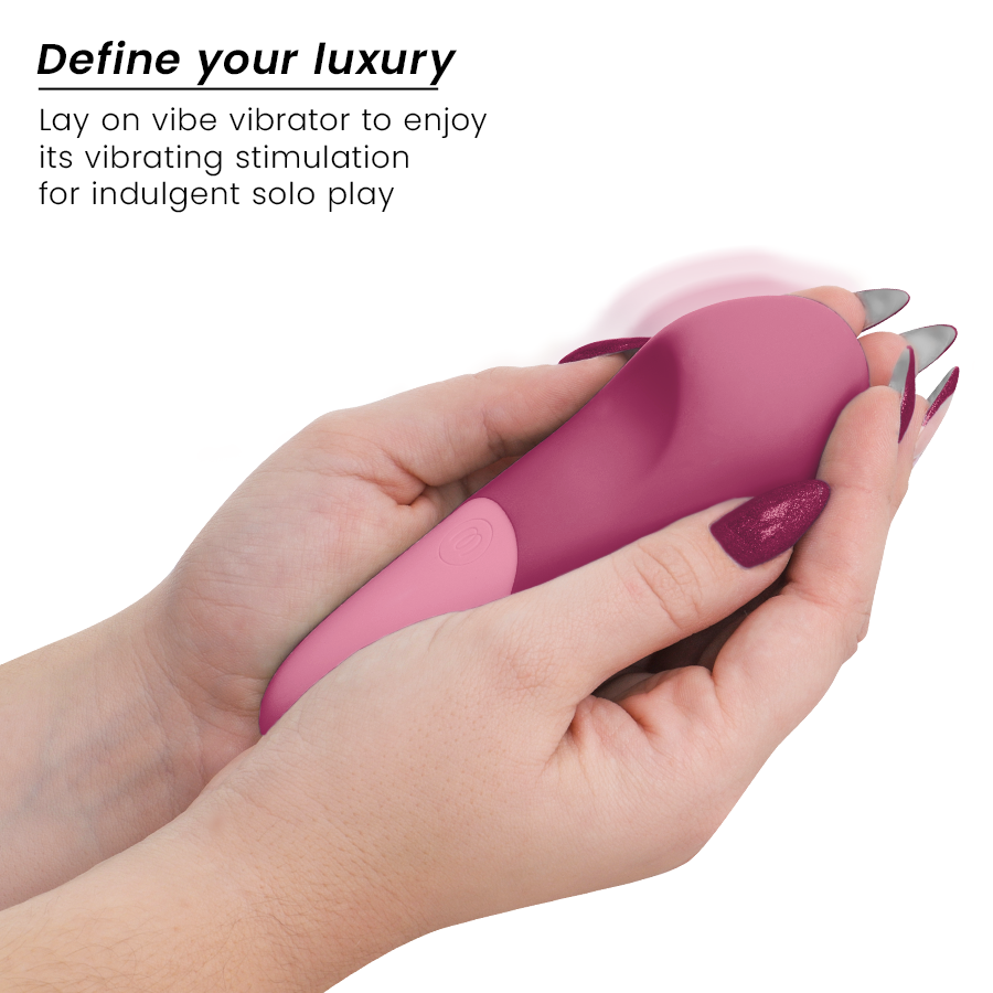 WOMANIZER - VIBE LAY-ON SILENT VIBRATOR DUSKY PINK - My naughty haven #