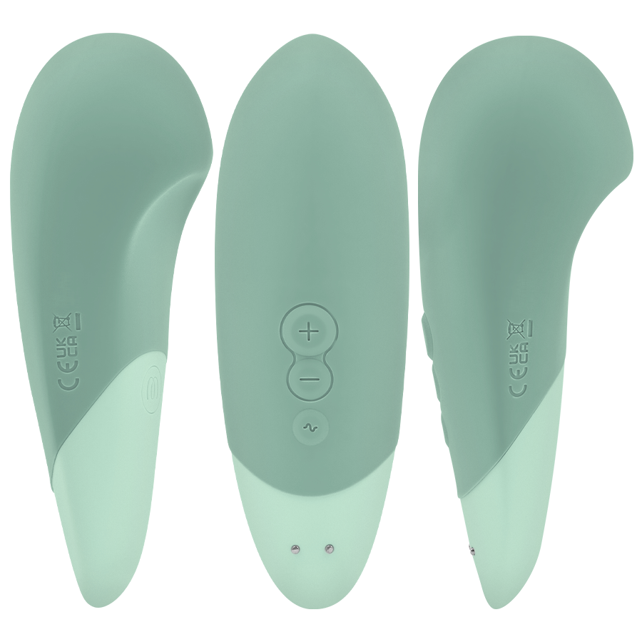 WOMANIZER - VIBE LAY-ON SILENT VIBRATOR SAGE - My naughty haven #