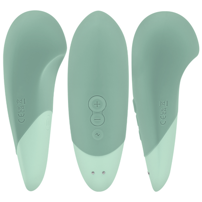WOMANIZER - VIBE LAY-ON SILENT VIBRATOR SAGE - My naughty haven #