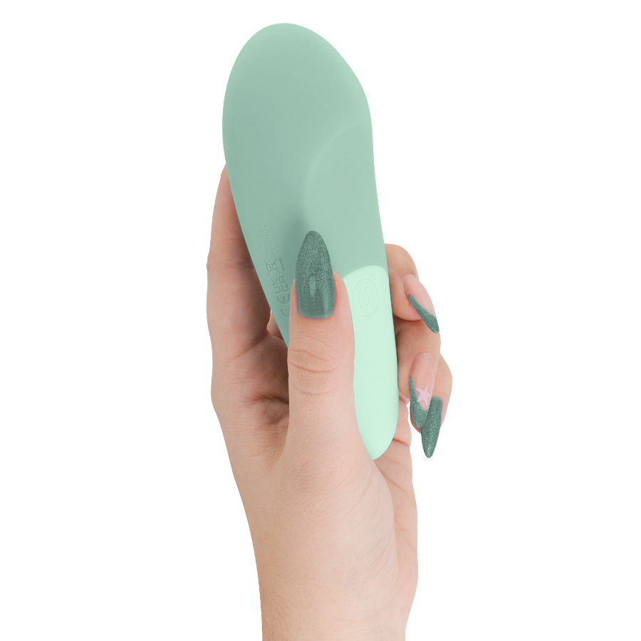 WOMANIZER - VIBE LAY-ON SILENT VIBRATOR SAGE - My naughty haven #