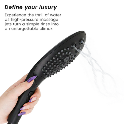 WOMANIZER - WAVE CLITORAL STIMULATING SHOWER HEAD BLACK - My naughty haven #