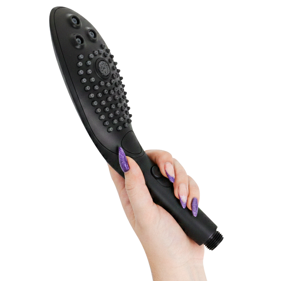 WOMANIZER - WAVE CLITORAL STIMULATING SHOWER HEAD BLACK - My naughty haven #