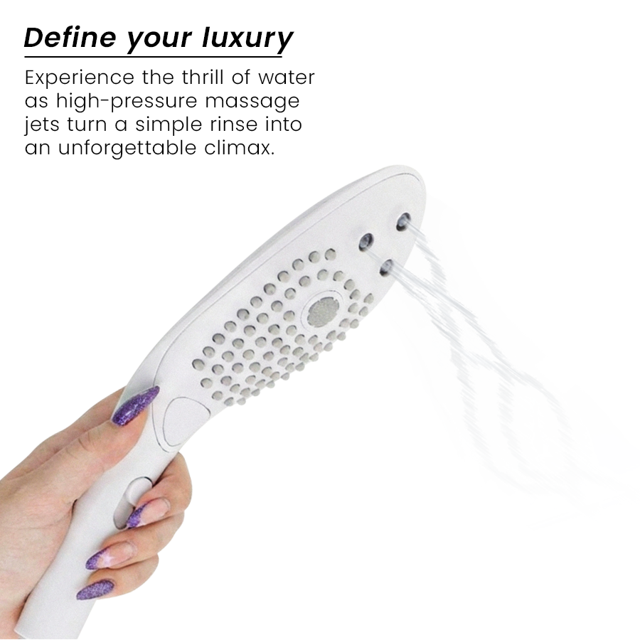 WOMANIZER - WAVE CLITORAL STIMULATING SHOWER HEAD WHITE - My naughty haven #