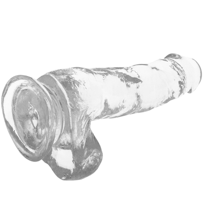 X RAY - CLEAR COCK WITH BALLS 18.5 CM -O- 3.8 CM - My naughty haven #
