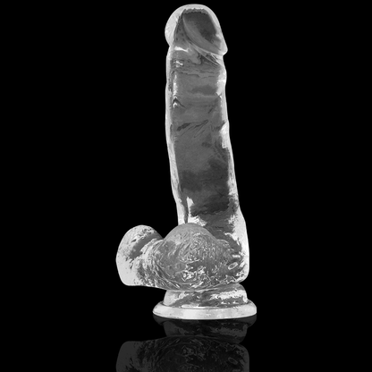 X RAY - CLEAR COCK WITH BALLS 18.5 CM -O- 3.8 CM - My naughty haven #
