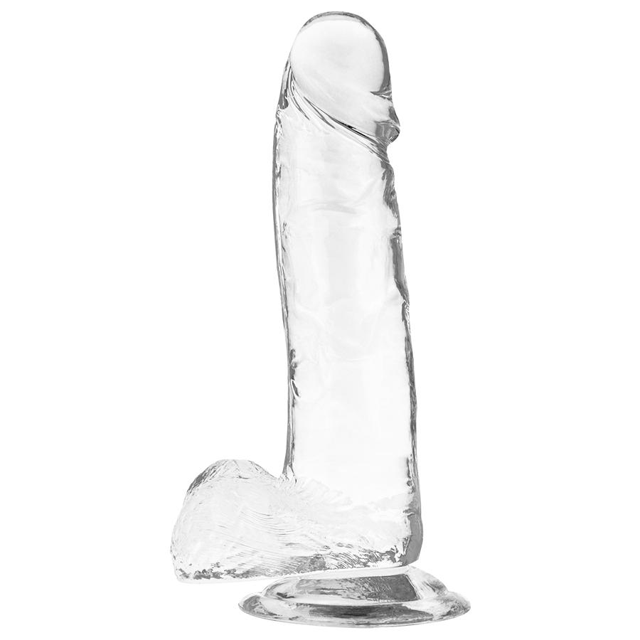 X RAY - CLEAR COCK WITH BALLS 20 CM -O- 4.5 CM - My naughty haven #