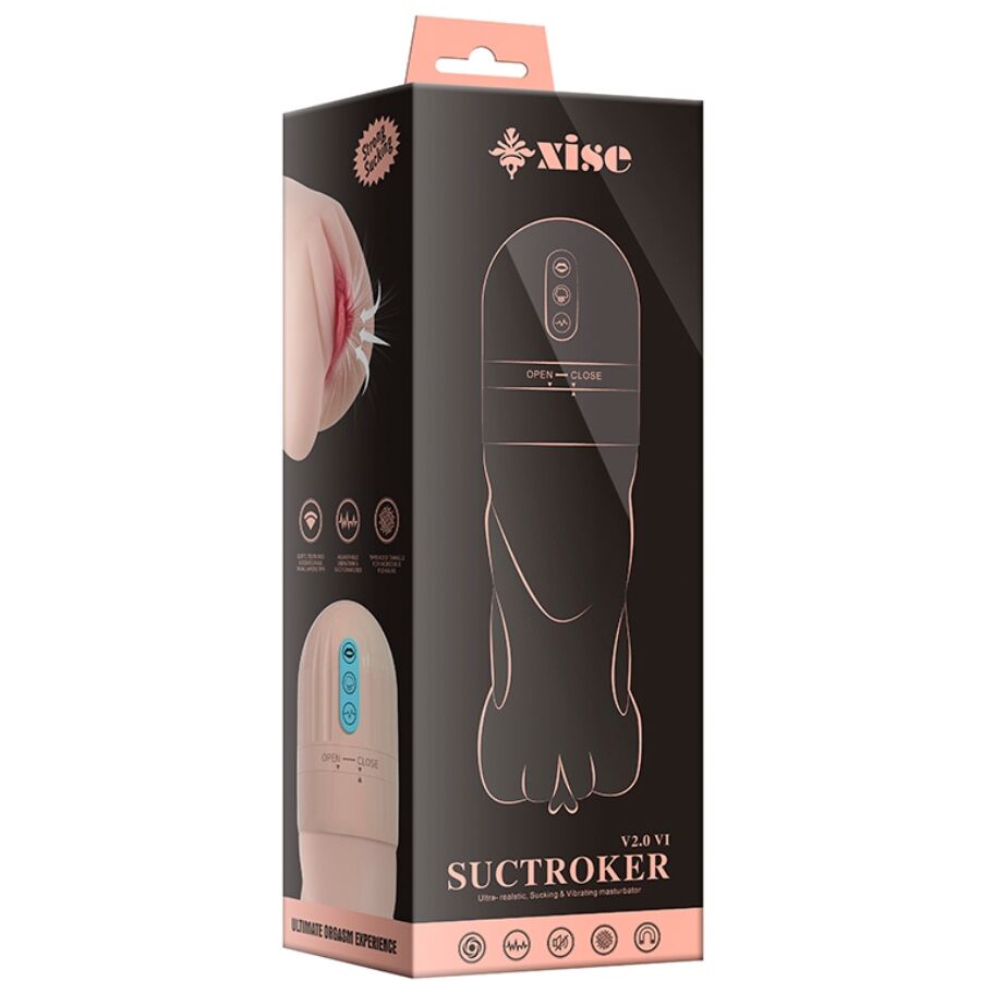 XISE - SUCTROKER V2.0 VI VAGINA MASTURBATOR WITH VIBRATION - My naughty haven #