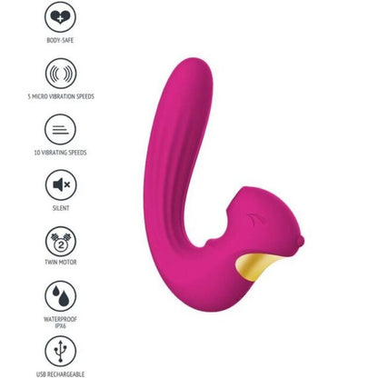 XOCOON - CELESTIAL LOVE VIBE STIMULATOR FUCHSIA - My naughty haven #