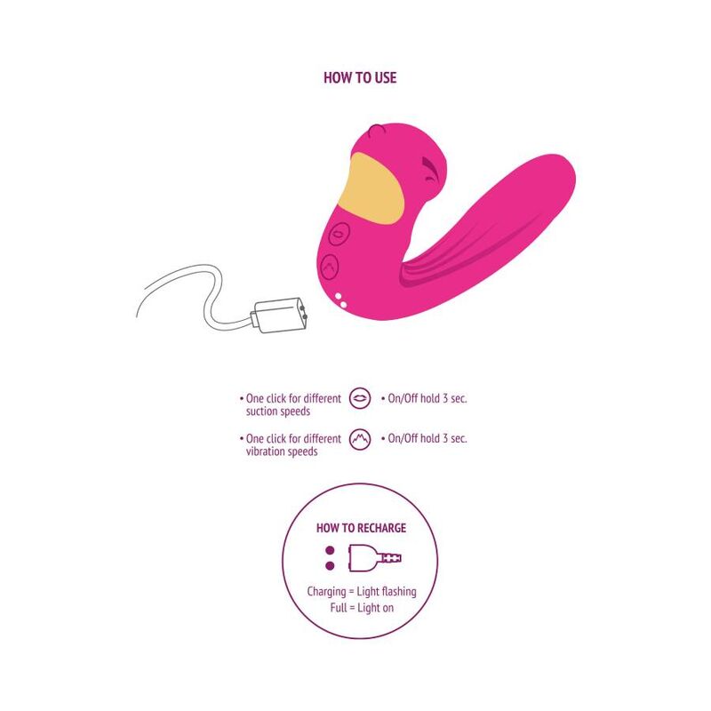 XOCOON - CELESTIAL LOVE VIBE STIMULATOR FUCHSIA - My naughty haven #