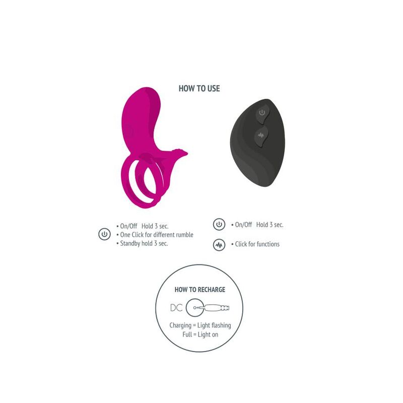 XOCOON - COUPLES STIMULATOR RING FUCHSIA - My naughty haven #