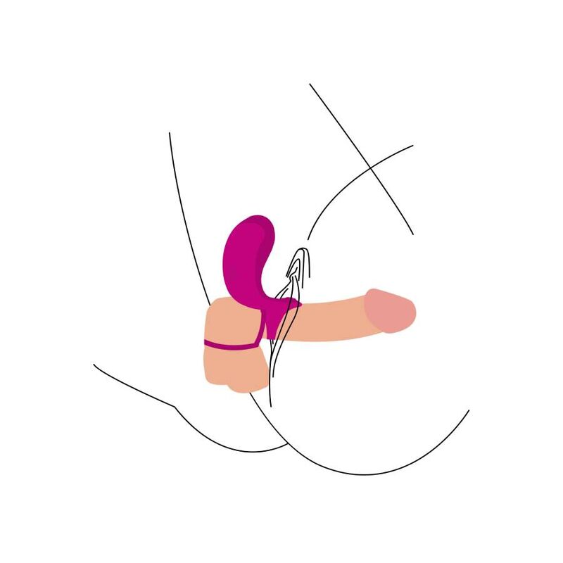 XOCOON - COUPLES STIMULATOR RING FUCHSIA - My naughty haven #