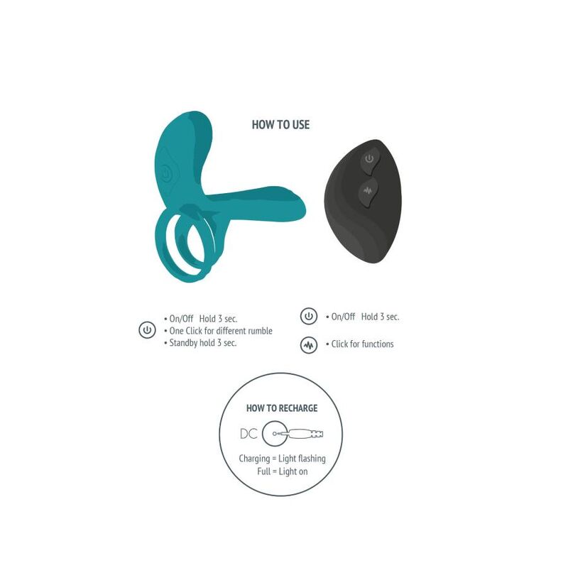 XOCOON - COUPLES VIBRATOR RING GREEN - My naughty haven #