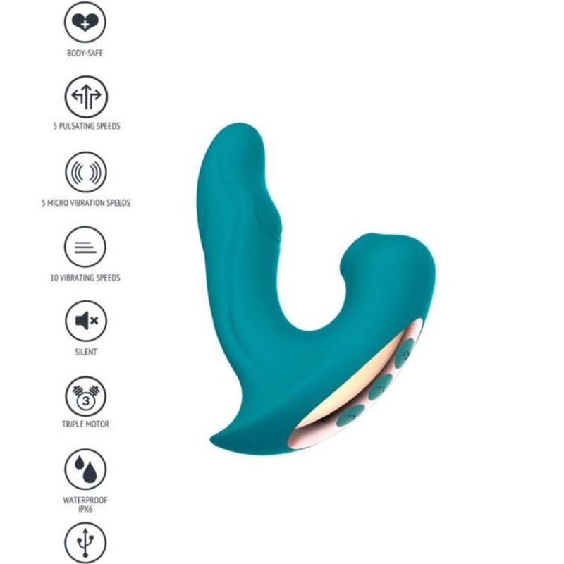 XOCOON - ETERNAL LOVE VIBE STIMULATOR GREEN - My naughty haven #