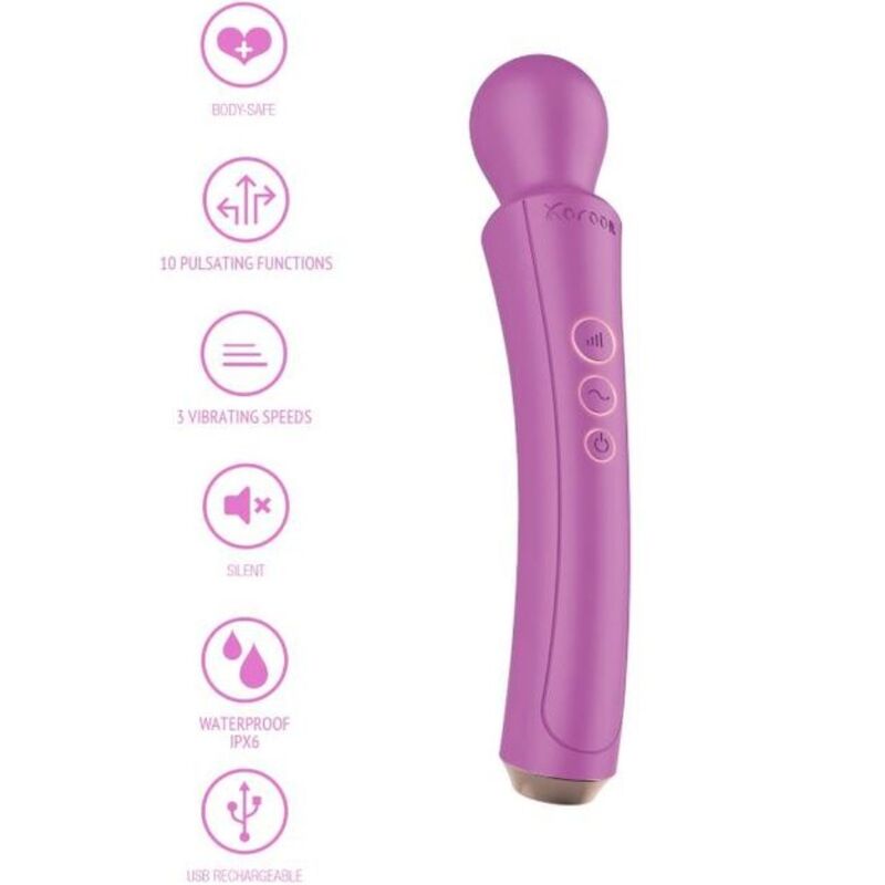 XOCOON - THE CURVED WAND FUCHSIA - My naughty haven #