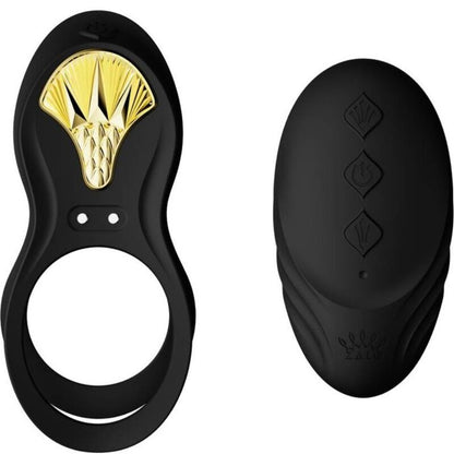 ZALO - BAYEK VIBRATING COUPLES RING BLACK - My naughty haven #