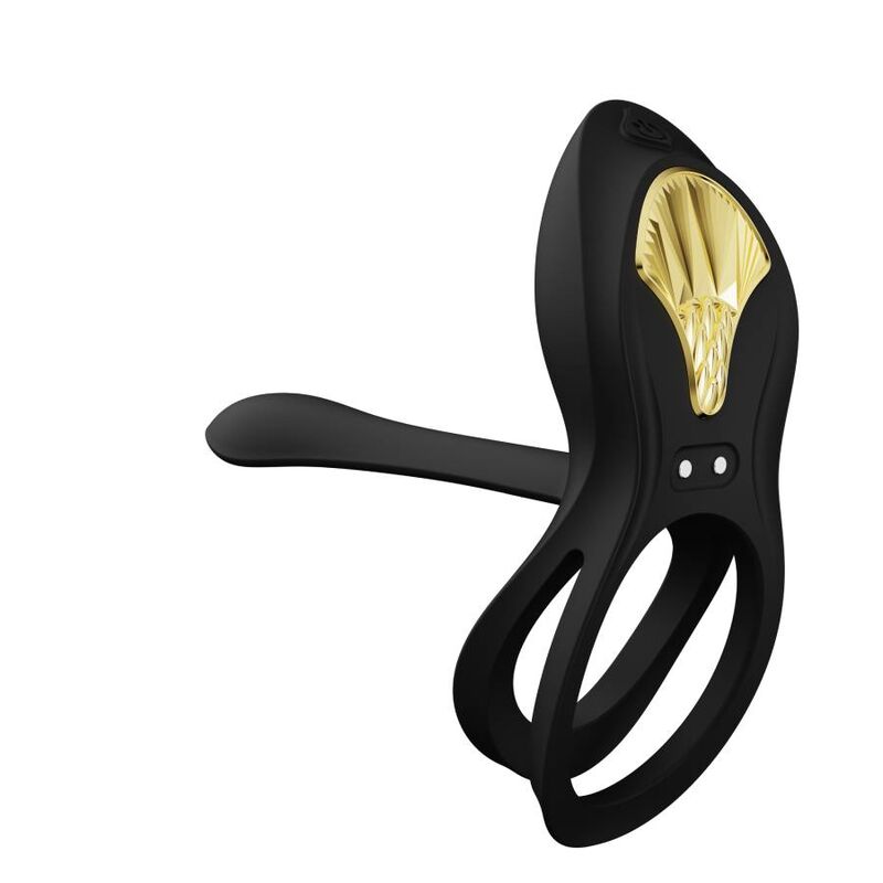 ZALO - BAYEK VIBRATING COUPLES RING BLACK - My naughty haven #