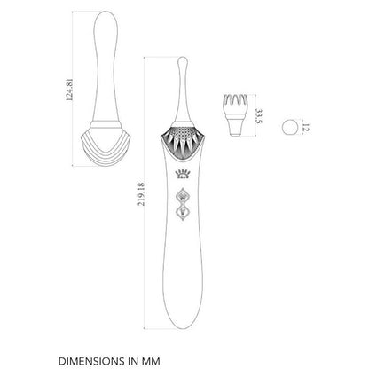 ZALO - BESS 2 CLITORAL MASSAGER BLACK - My naughty haven #