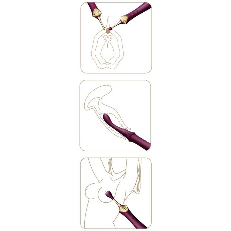 ZALO - BESS 2 CLITORAL MASSAGER BLACK - My naughty haven #