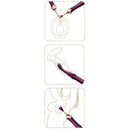 ZALO - BESS 2 CLITORAL MASSAGER PURPLE - My naughty haven #
