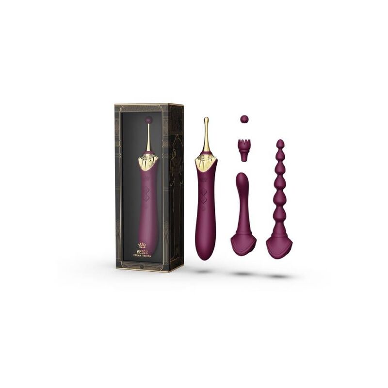 ZALO - BESS 2 CLITORAL MASSAGER PURPLE - My naughty haven #
