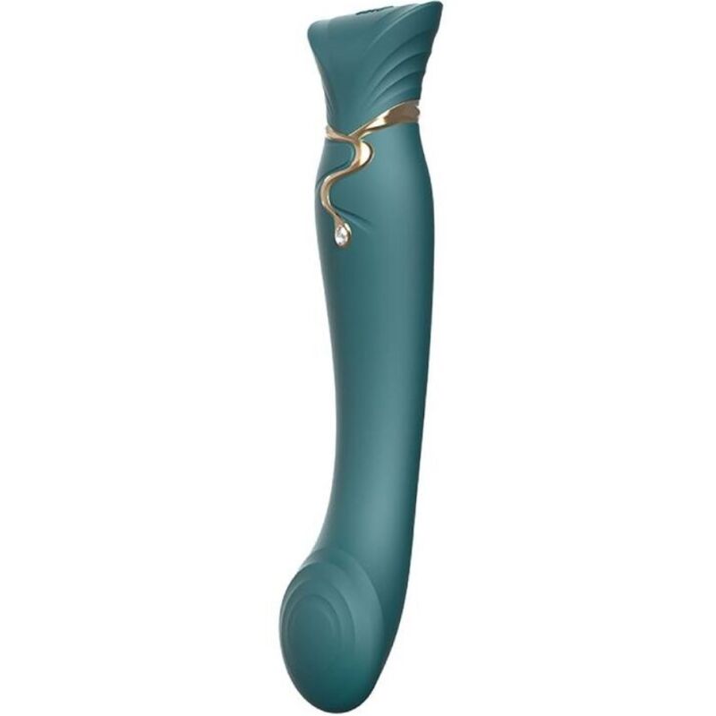 ZALO - QUEEN G-SPOT PULS WAVE VIBE GREEN - My naughty haven #