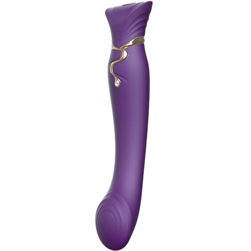 ZALO - QUEEN G-SPOT PULS WAVE VIBE PURPLE - My naughty haven #