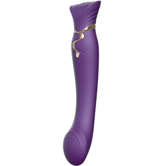ZALO - QUEEN G-SPOT PULS WAVE VIBE PURPLE - My naughty haven #