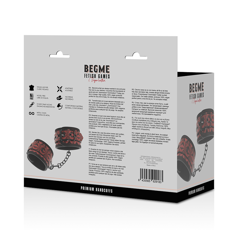 BEGME - ПРЕМИУМ БЕЛЕЗНИЦИ RED EDITION С НЕОПРЕНОВА ПОДПЛАТА