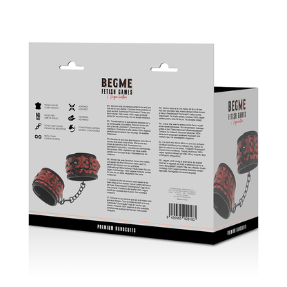 BEGME - ПРЕМИУМ БЕЛЕЗНИЦИ RED EDITION С НЕОПРЕНОВА ПОДПЛАТА