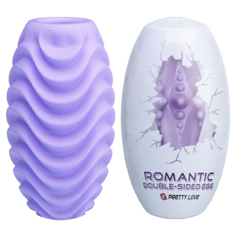Pretty Love - Двустранно мастурбатор яйце, лилав