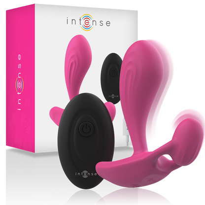 Intense – Анална тапа „Shelly“ с дистанционно управление, розов цвят