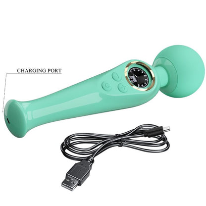 PRETTY LOVE - ВИБРАТОР SKYLER GREEN WAND