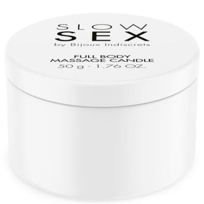 Bijoux - Масажна свещ за тяло Slow Sex - 50 г