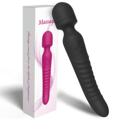 Armony - Черен масажор и вибратор със затоплящ ефект Mission Massager