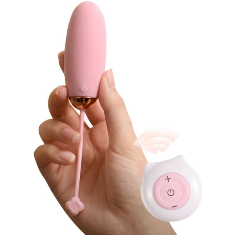 ARMONY - ВИБРАТОР KITTY FUN EGG С ДИСТАНЦИОННО УПРАВЛЕНИЕ 10 ВИБРАЦИИ РОЗОВ