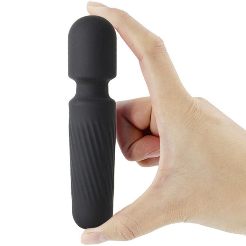 Armony - Черен презареждаем масажор и вибратор с 10 нива на вибрация Your Magic Massager