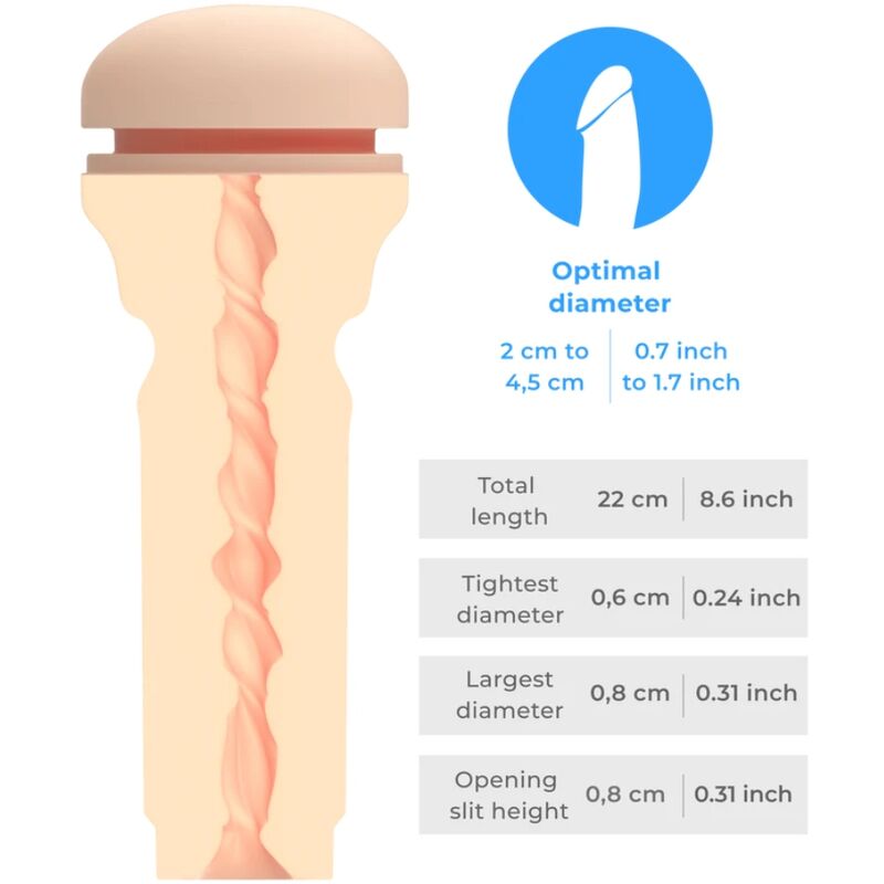 KIIROO - FEEL STROKER ИЗКЛЮЧИТЕЛНО СТЯГНАТА ПЛЪТ НА ЗАДНИЯ ДОЛ
