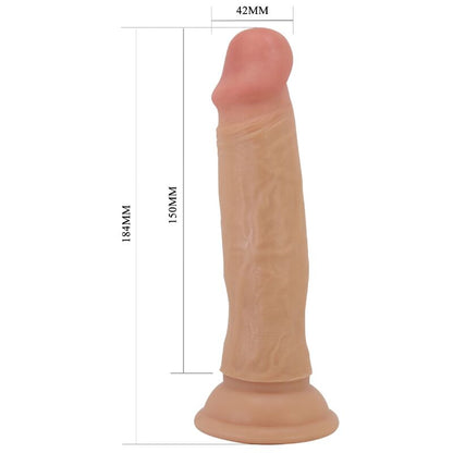 РЕАЛИСТИЧЕН ДИЛДО PRETTY LOVE - QUENTIN 18 CM FLESH
