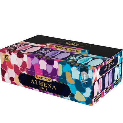 Pretty Love – Комплект от 15 различни мъжки мастурбатора Athena Eros