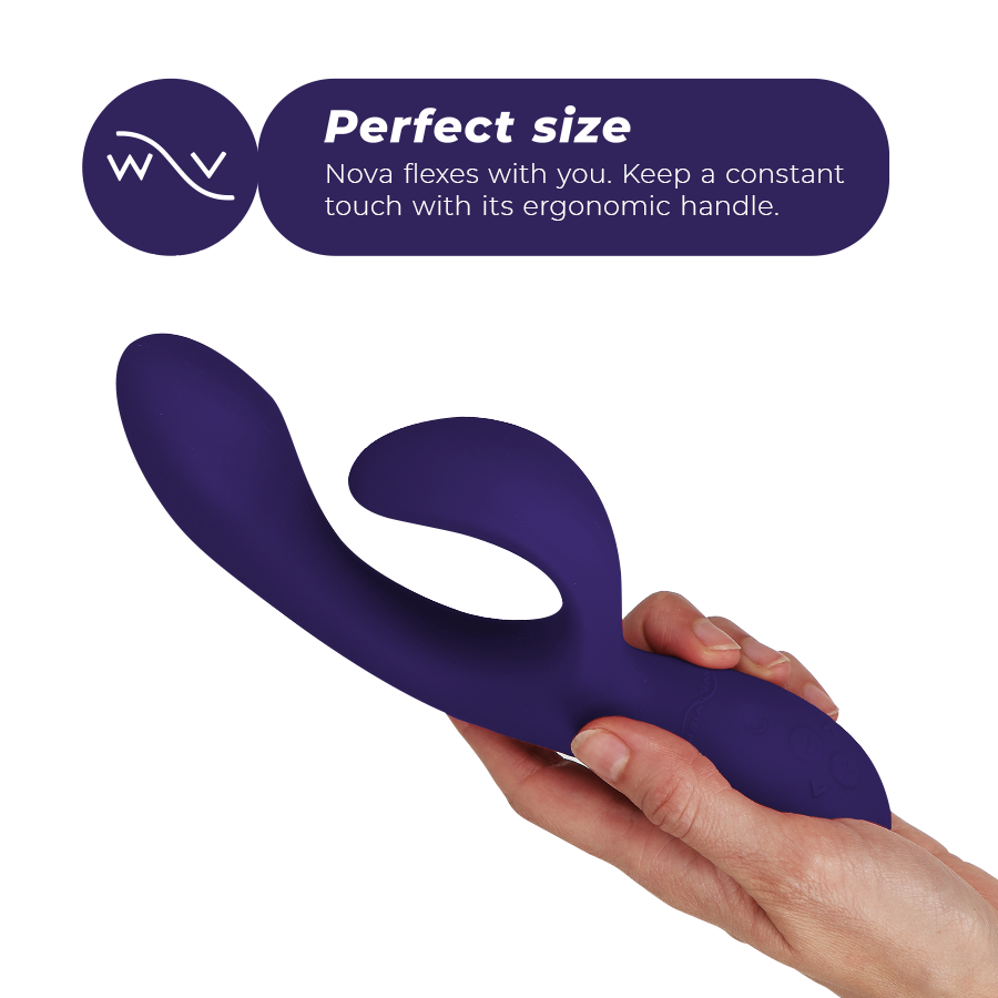 WE-VIBE - ВИБРАТОР NOVA 3 RABBIT, ЧЕРЕН