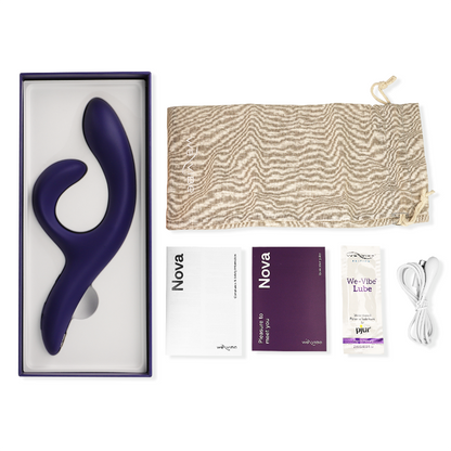 WE-VIBE - ВИБРАТОР NOVA 3 RABBIT, ЧЕРЕН