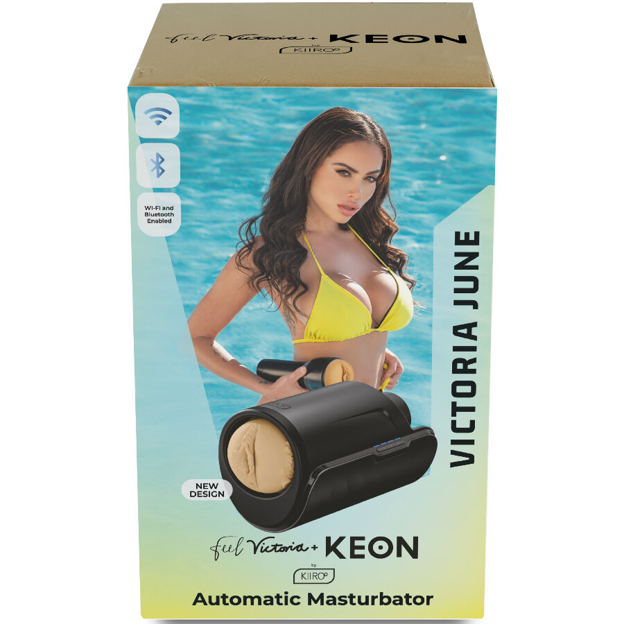 KIIROO - KEON WIFI COMBO VICTORIA JUNE АВТОМАТИЧЕН МАСТУРБАТОР + УСЕЩАНЕ ЗА ГУБЕНЕ