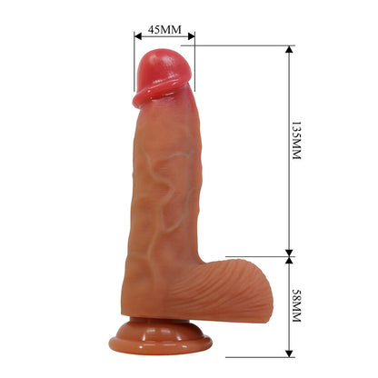 PRETTY LOVE - DUVALL REALISTIC DILDO WITH SUCTION CUP 19.3 CM -Ø- 4.5 CM