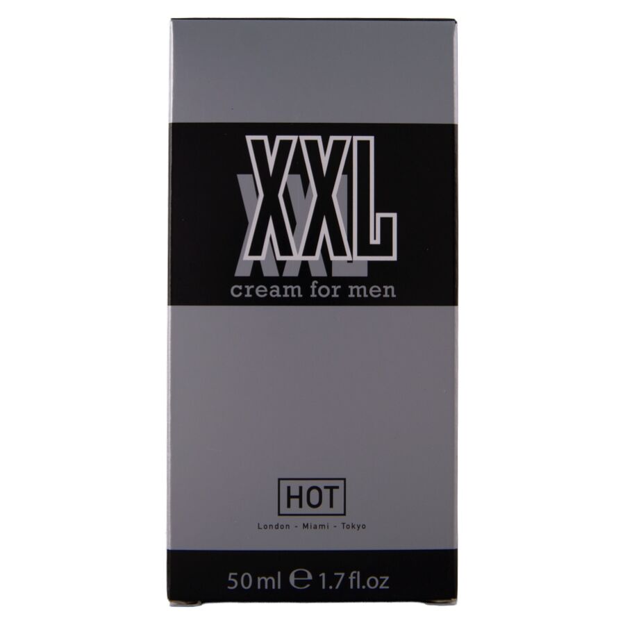 Hot - Мъжки крем за потентност и издръжливост XXL, 50 мл