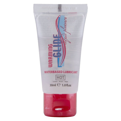 Hot - затоплящ лубрикант на водна основа Warming Glide Liquid Pleasure, 30 мл