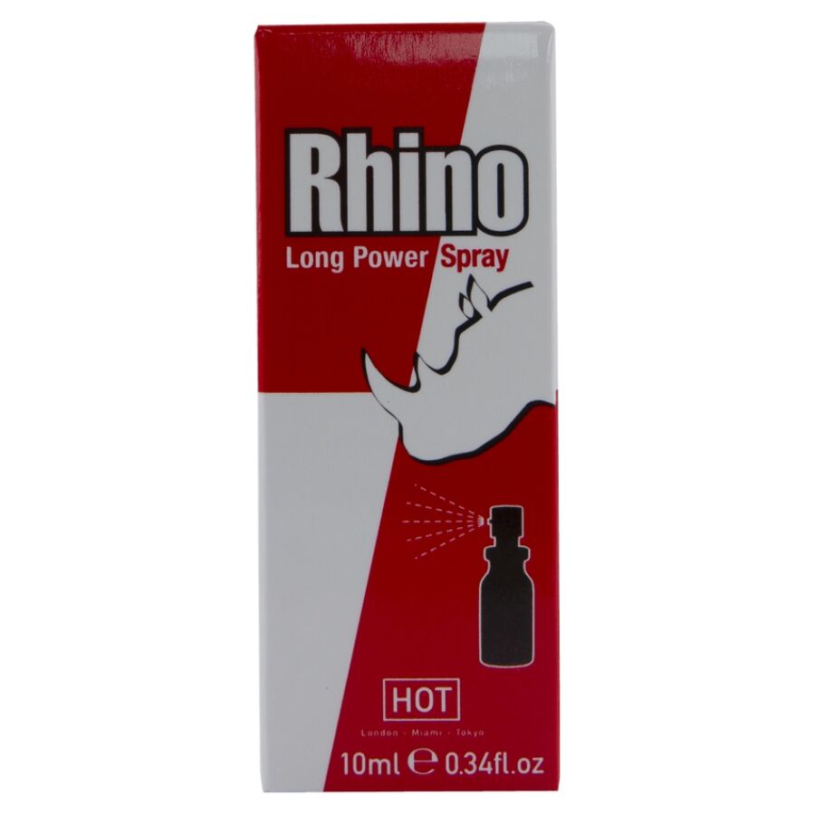 Hot - Rhino Long Power спрей за задържане, 10 мл